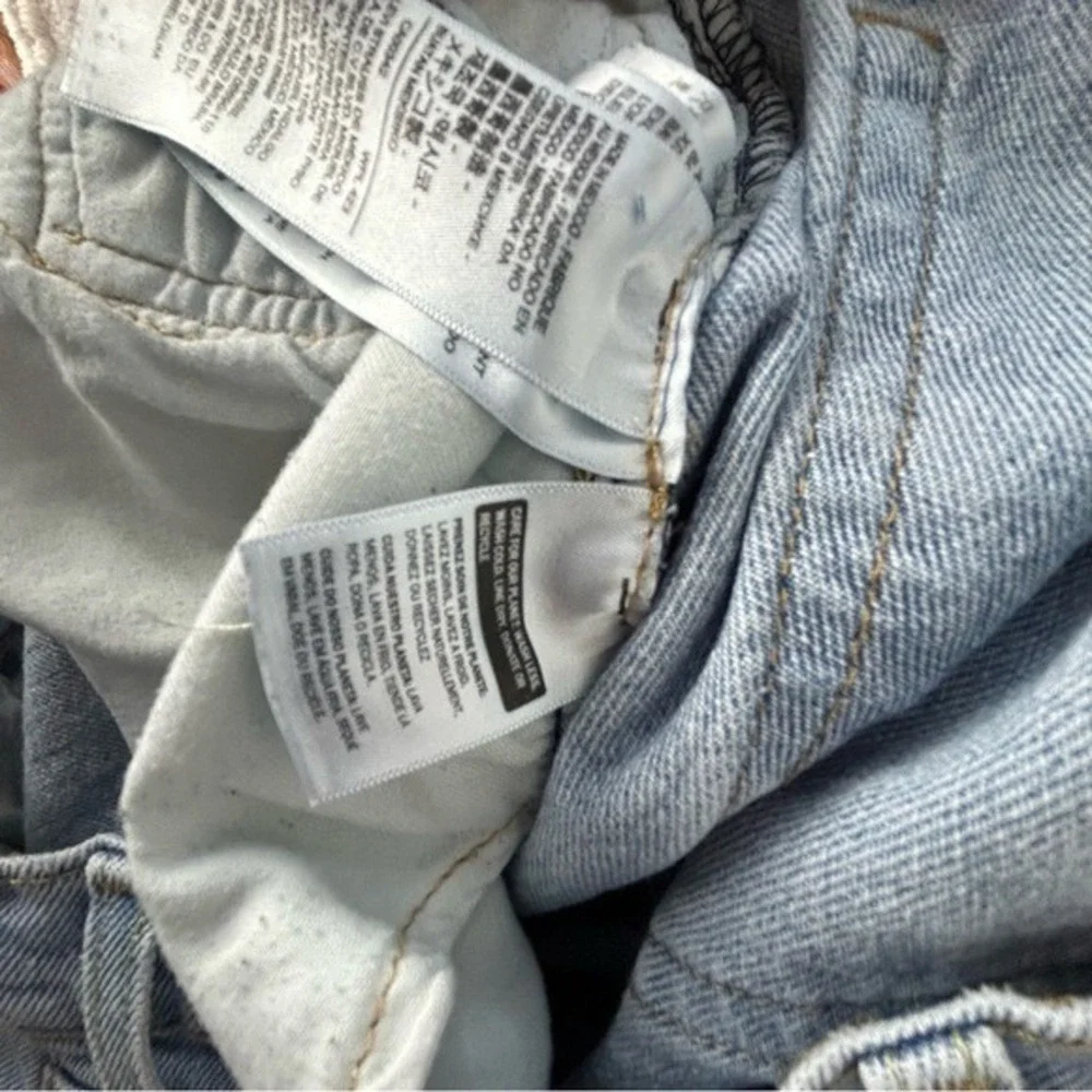 Levi's 505 Light Blue Straight Jeans Timeless‎ Style 38X32 Men's